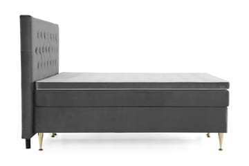 Kontinentalsäng Torsö 180x200 Sammet - Mörkgrå - Möbler - Säng - Kontinentalsäng