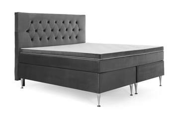 Kontinentalsäng Torsö 180x200 Sammet - Mörkgrå - Möbler - Säng - Kontinentalsäng