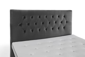 Kontinentalsäng Torsö 180x200 Sammet - Mörkgrå - Möbler - Säng - Kontinentalsäng