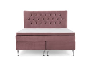 Kontinentalsäng Torsö 180x200 Sammet - Rosa - Möbler - Säng - Kontinentalsäng