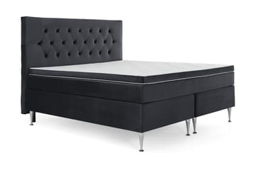 Kontinentalsäng Torsö 180x200 Sammet - Svart - Möbler - Säng - Kontinentalsäng