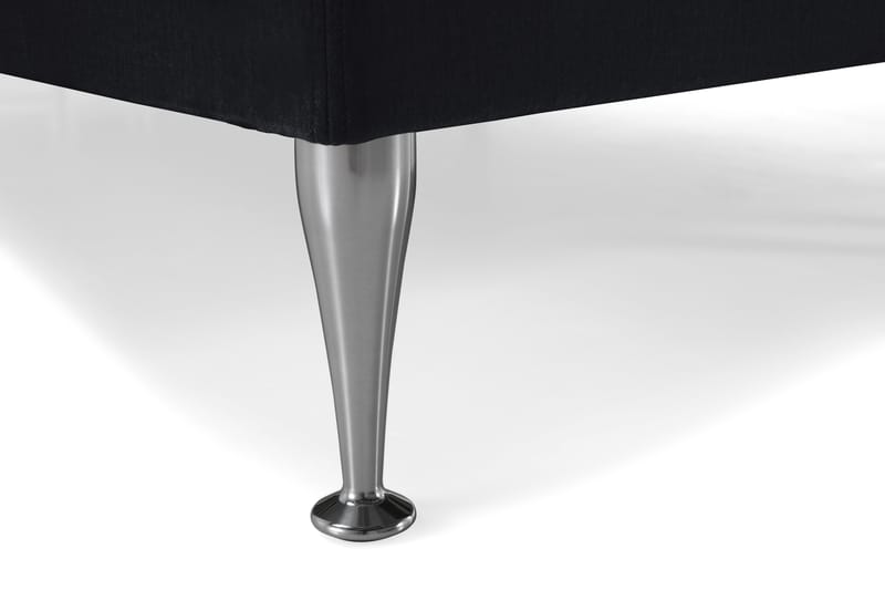 Kontinentalsäng Torsö 180x200 Sammet - Svart - Möbler - Säng - Kontinentalsäng