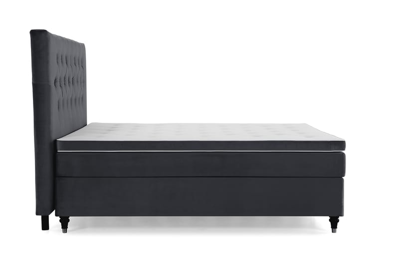 Kontinentalsäng Torsö 180x200 Sammet - Svart - Möbler - Säng - Kontinentalsäng