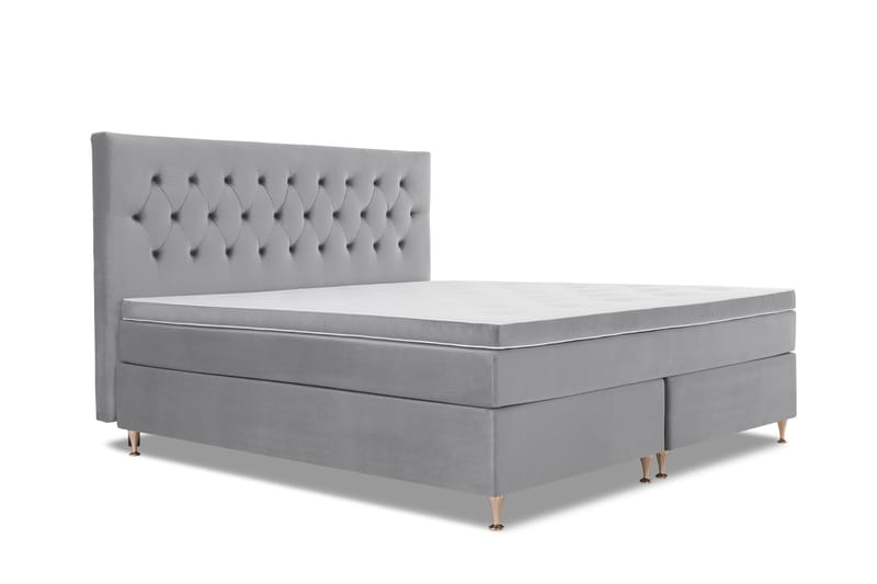 Kontinentalsäng Torsö 210x210 - Ljusgrå - Möbler - Säng - Kontinentalsäng