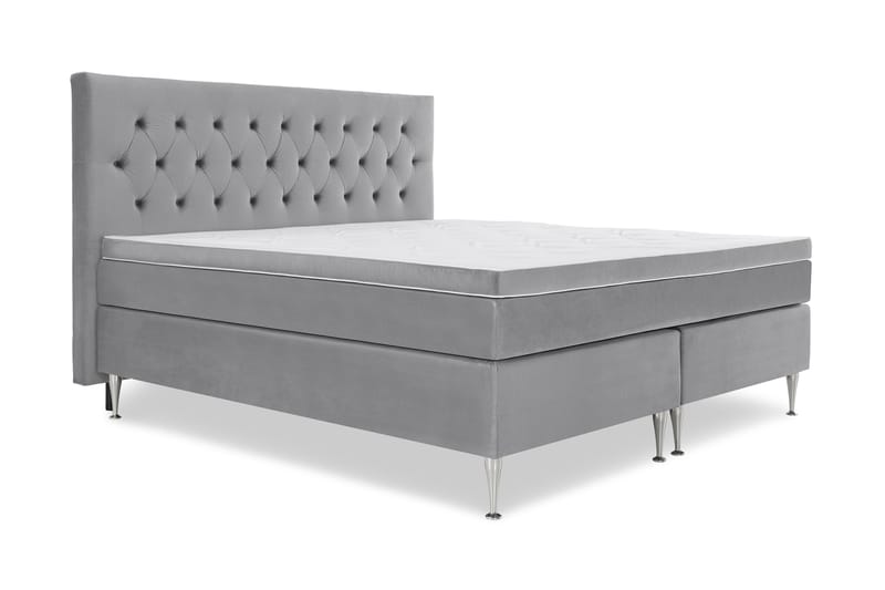 Kontinentalsäng Torsö 210x210 - Ljusgrå - Möbler - Säng - Kontinentalsäng