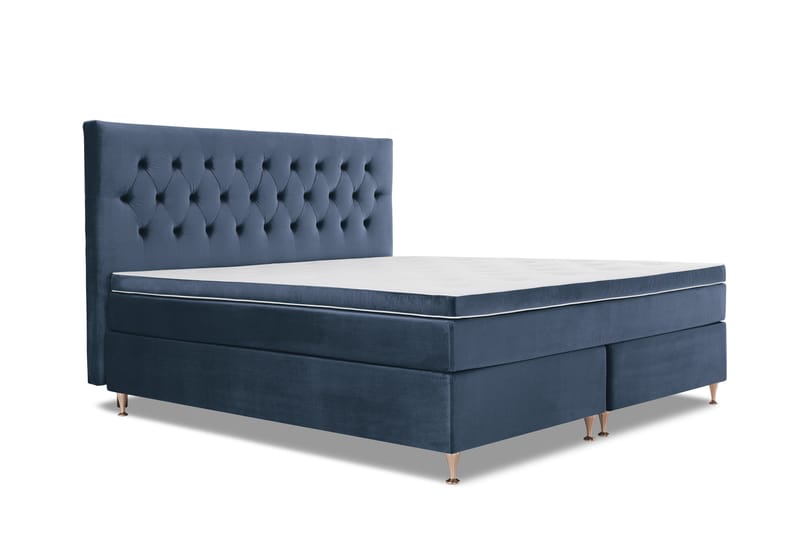 Kontinentalsäng Torsö 210x210 - Mörkblå - Möbler - Säng - Kontinentalsäng
