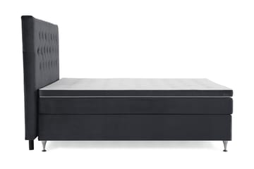 Kontinentalsäng Torsö 210x210 Sammet - Svart - Möbler - Säng - Kontinentalsäng