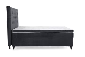 Kontinentalsäng Torsö 210x210 Sammet - Svart - Möbler - Säng - Kontinentalsäng
