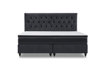 Kontinentalsäng Torsö 210x210 Sammet - Svart - Möbler - Säng - Kontinentalsäng