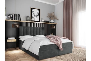 Kontinentalsäng Vidin 180x200 cm Medium - Mörkgrå - Möbler - Säng - Kontinentalsäng