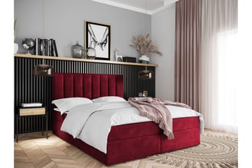 Kontinentalsäng Vidin 180x200 cm Medium - Röd - Möbler - Säng - Kontinentalsäng