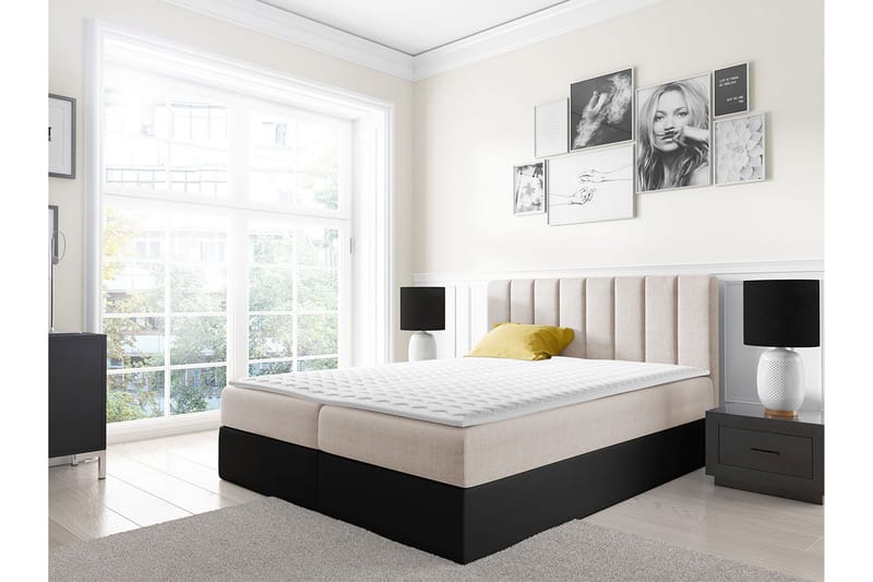 Kontinentalsäng Wishon 180x200 - Beige - Möbler - Säng - Kontinentalsäng