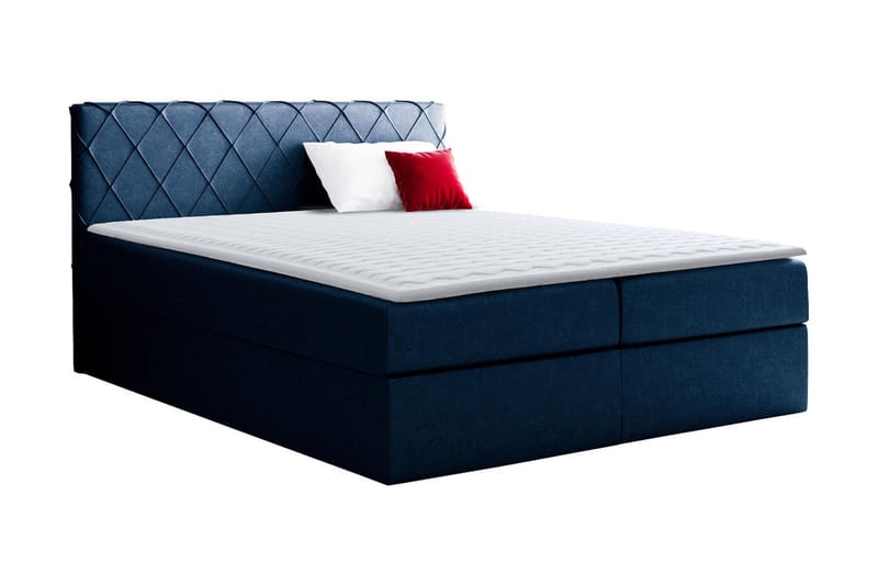 Korshavn Kontinentalsäng 120x200, Blå