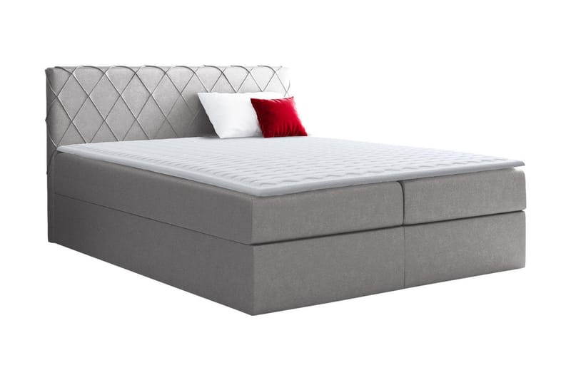 Korshavn Kontinentalsäng 120x200, Grå