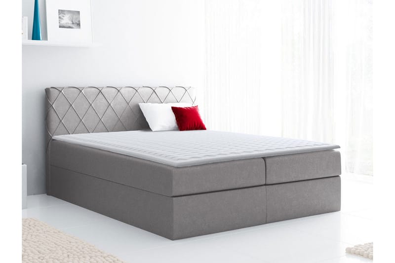 Korshavn Kontinentalsäng 140x200 - Grå - Möbler - Säng - Kontinentalsäng
