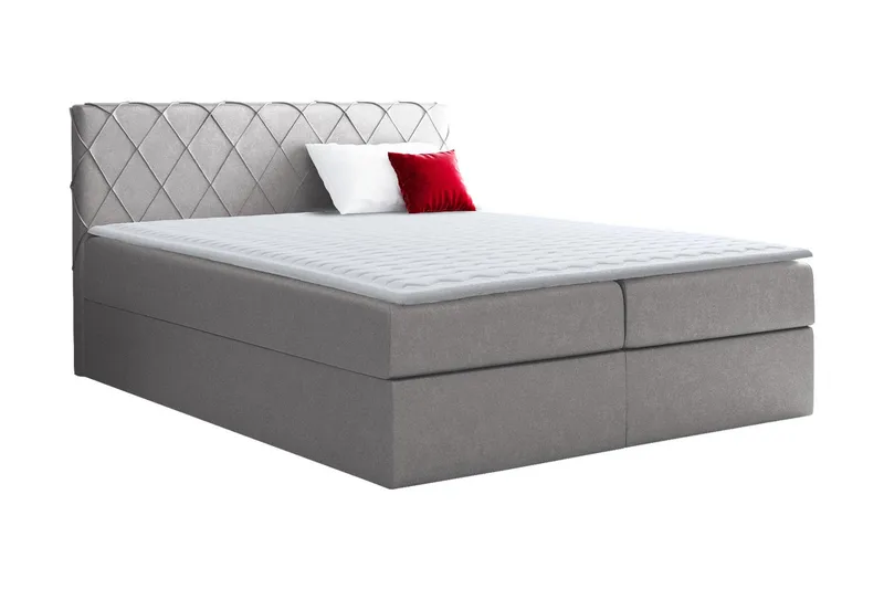 Korshavn Kontinentalsäng 140x200, Grå