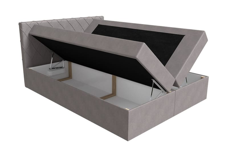 Korshavn Kontinentalsäng 160x200 - Grå - Möbler - Säng - Kontinentalsäng
