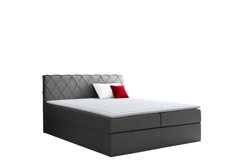 Korshavn Kontinentalsäng 180x200, Grå