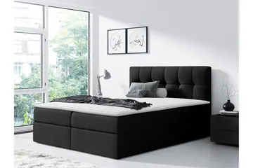 Kramvik Kontinentalsäng 120x200 - Svart - Möbler - Säng - Kontinentalsäng