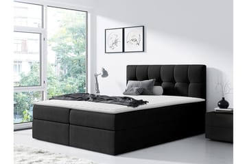Kramvik Kontinentalsäng 160x200 - Svart - Möbler - Säng - Kontinentalsäng