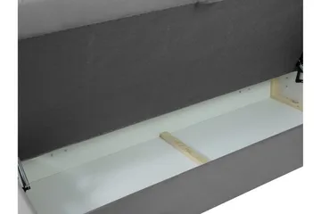 Laggano Kontinentalsäng 140x200 cm + Bäddmadrass - Svart - Möbler - Säng - Kontinentalsäng