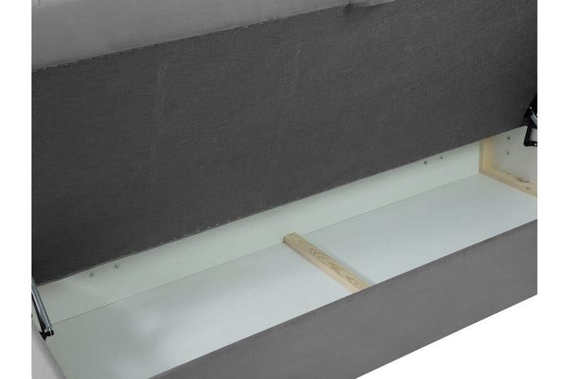 Laggano Kontinentalsäng 180x200 cm + Bäddmadrass - Svart - Möbler - Säng - Kontinentalsäng