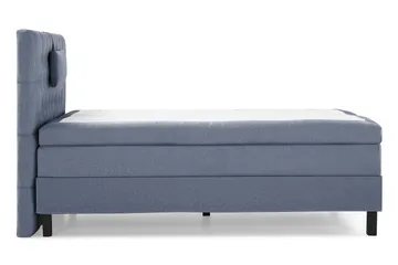 Lucky Komplett Sängpaket 120x200 Latex Diamant Sänggavel - Nackkudde Liten Mörkblå - Möbler - Säng - Enkelsäng