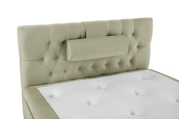 Lucky Komplett Sängpaket 120x200 Memory Diamant Sänggavel - Nackkudde Stor Grön - Möbler - Säng - Enkelsäng