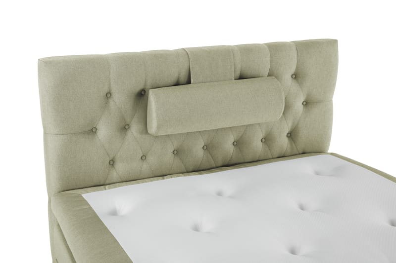 Lucky Komplett Sängpaket 120x200 Memory Diamant Sänggavel - Nackkudde Stor Grön - Möbler - Säng - Enkelsäng