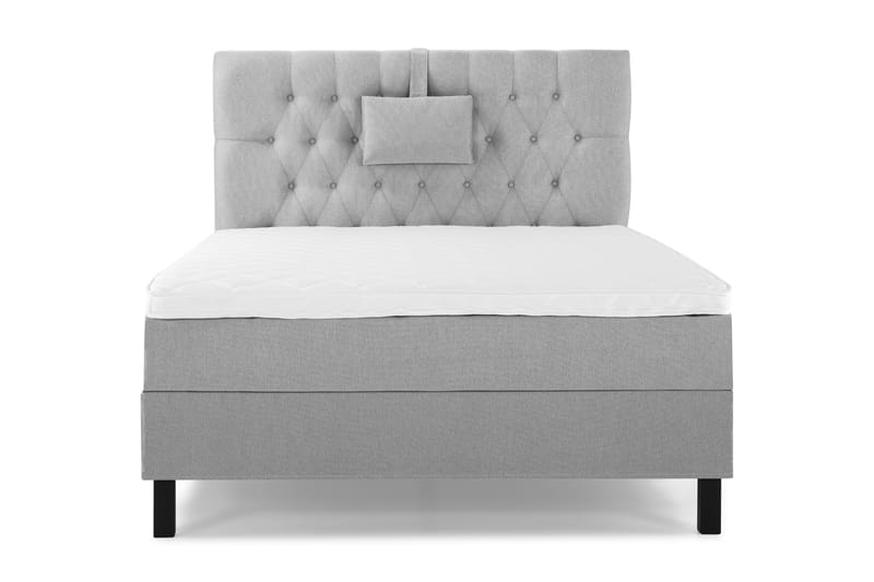 Lucky Komplett Sängpaket 120x200 Skum Diamant - Nackkudde Liten Mellangrå - Möbler - Säng - Enkelsäng