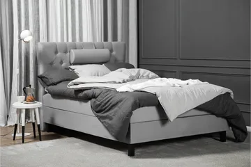 Lucky Komplett Sängpaket 120x200 Skum Diamant - Nackkudde Liten Mellangrå - Möbler - Säng - Enkelsäng