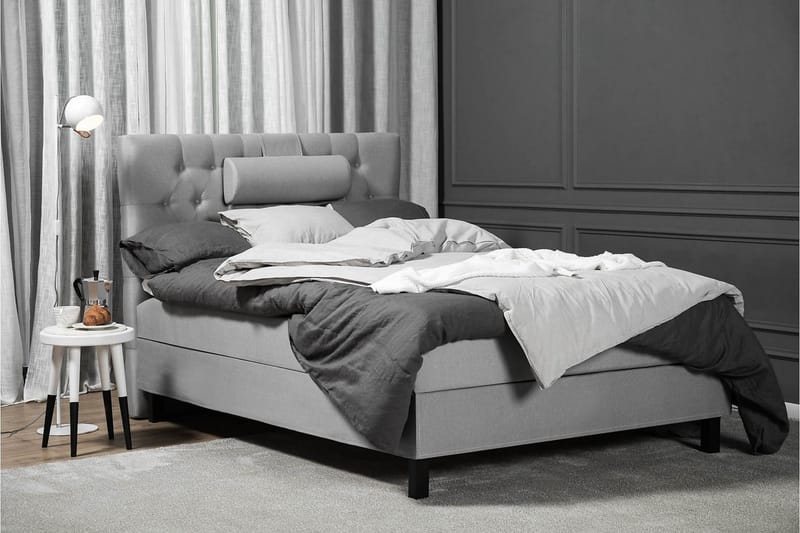 Lucky Komplett Sängpaket 120x200 Skum Diamant - Nackkudde Liten Mellangrå - Möbler - Säng - Enkelsäng