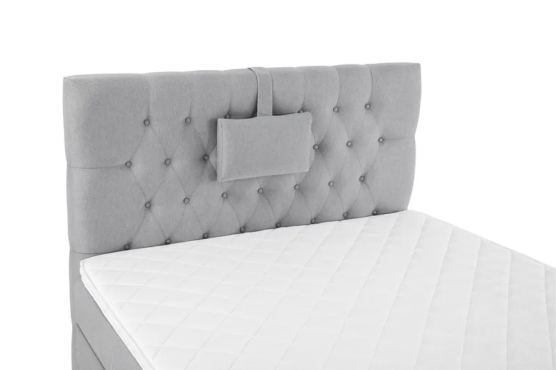 Lucky Komplett Sängpaket 120x200 Skum Diamant - Nackkudde Liten Mellangrå - Möbler - Säng - Enkelsäng