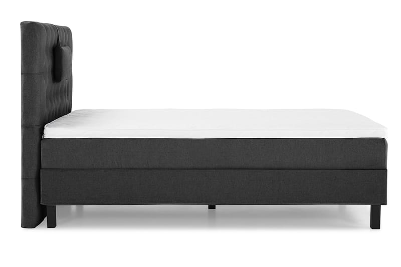 Lucky Komplett Sängpaket 120x200 Skum Diamant - Nackkudde Liten Svart/Grå - Möbler - Säng - Enkelsäng