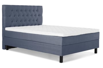 Lucky Komplett Sängpaket 120x200 Skum Diamant Sänggavel - Mörkblå - Möbler - Säng - Enkelsäng