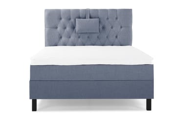 Lucky Komplett Sängpaket 120x200 Skum Diamant Sänggavel - Nackkudde Liten Mörkblå - Möbler - Säng - Enkelsäng