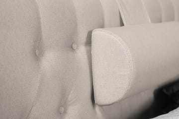 Lucky Komplett Sängpaket 120x200 Skum Diamant Sänggavel - Nackkudde Stor Beige - Möbler - Säng - Enkelsäng