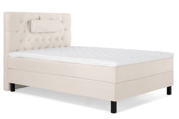 Lucky Komplett Sängpaket 120x200 Skum Diamant Sänggavel - Nackkudde Stor Beige - Möbler - Säng - Enkelsäng