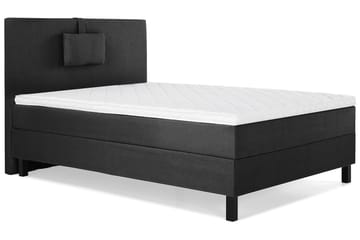 Lucky Komplett Sängpaket 120x200 Skum Slät - Nackkudde Liten Svart/Grå - Möbler - Säng - Enkelsäng