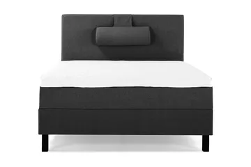 Lucky Slät Sänggavel 120 cm - Svart/Grå