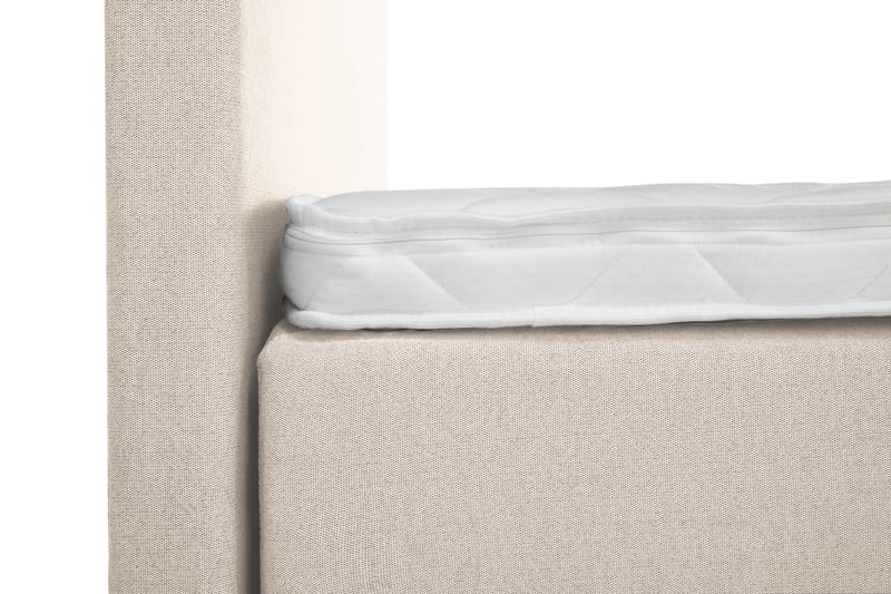 Lucky Komplett Sängpaket 120x200 Skum Slät Sänggavel - Nackkudde Stor Beige - Möbler - Säng - Enkelsäng