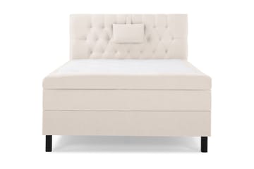 Lucky Komplett Sängpaket 120x200 Polyeter Diamant Sänggavel - Nackkudde Liten Beige - Möbler - Säng - Enkelsäng