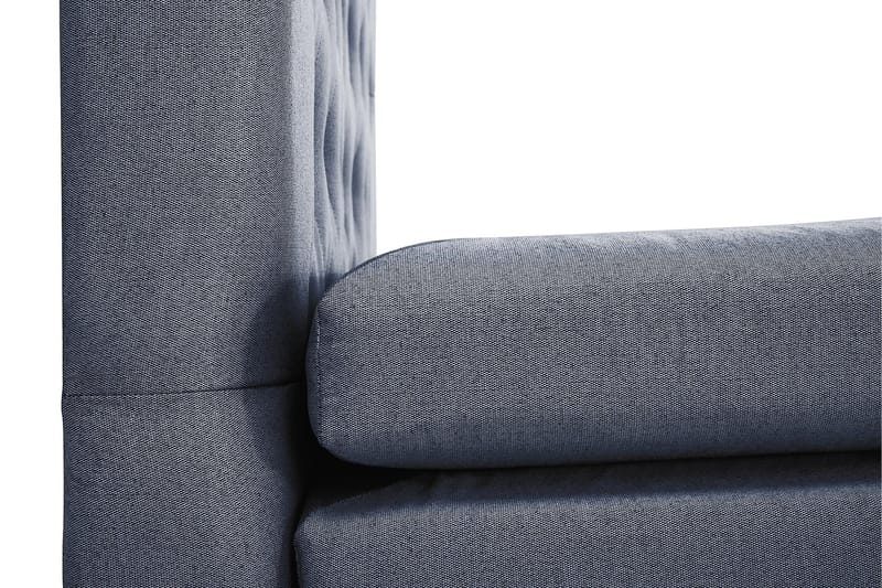 Lucky Komplett Sängpaket 120x200 Polyeter Slät Sänggavel - Nackkudde Liten Mörkblå - Möbler - Säng - Enkelsäng