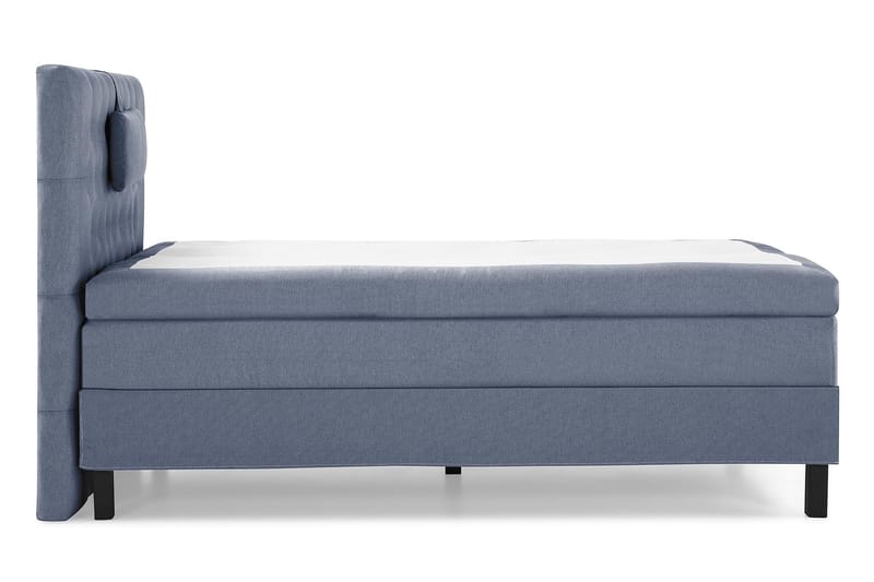 Lucky Komplett Sängpaket 120x200 Polyeter Diamant Sänggavel - Nackkudde Liten Mörkblå - Möbler - Säng - Enkelsäng