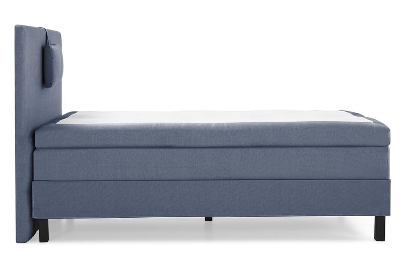 Lucky Komplett Sängpaket 120x200 Polyeter Slät Sänggavel - Nackkudde Liten Mörkblå - Möbler - Säng - Enkelsäng