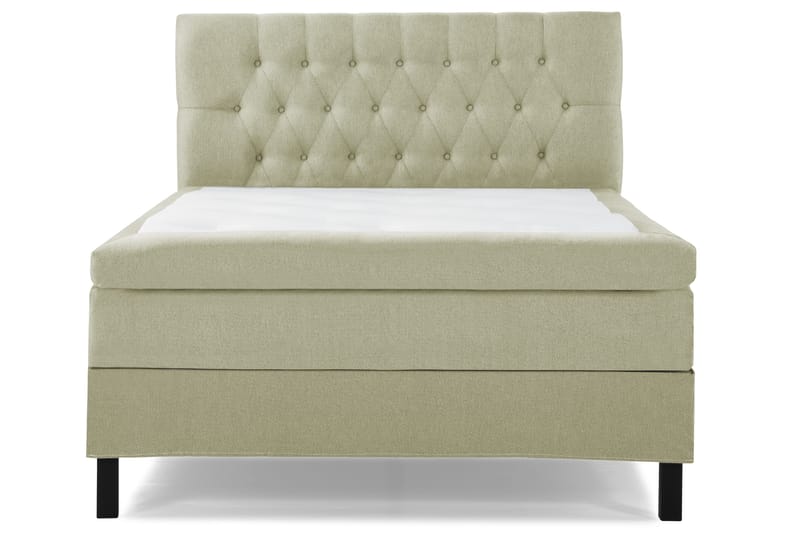 Lucky Komplett Sängpaket 120x200 Polyeter Diamant Sänggavel - Grön - Möbler - Säng - Enkelsäng