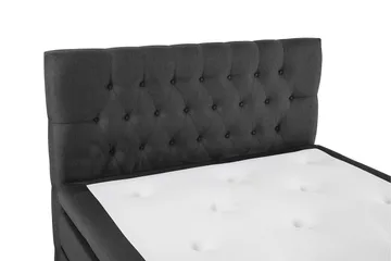 Lucky Komplett Sängpaket 120x200 Polyeter Diamant - Svart/Grå - Möbler - Säng - Enkelsäng