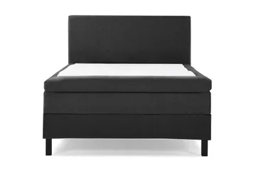 Lucky Slät Sänggavel 140 cm - Svart/Grå