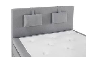 Lucky Komplett Sängpaket 140x200 Memory Slät - Nackkudde Liten Mellangrå - Möbler - Säng - Kontinentalsäng