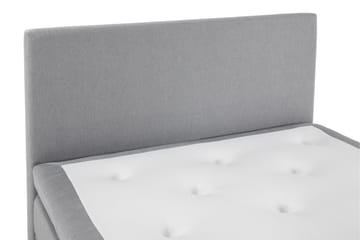 Lucky Komplett Sängpaket 140x200 Memory Slät Sänggavel - Mellangrå - Möbler - Säng - Kontinentalsäng